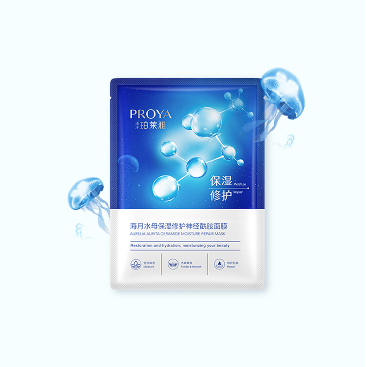 乐天堂fun88海月水母保湿修护神经酰胺面膜